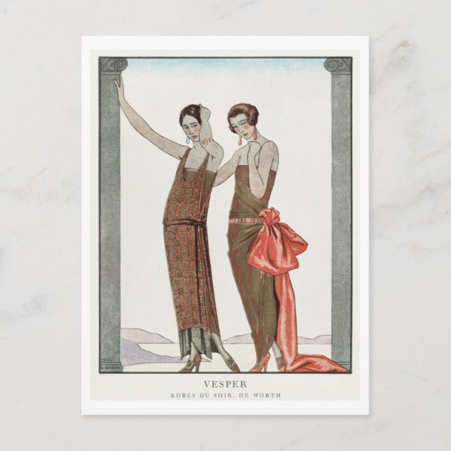Carte postale George Barbier (Devant)