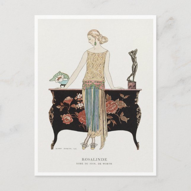 Carte postale George Barbier (Devant)