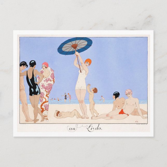 Carte postale George Barbier (Devant)