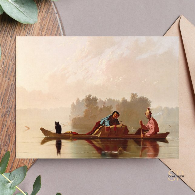 Carte Postale George Caleb Bingham Traders de fourrures Missouri (Créateur téléchargé)