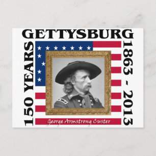 Carte Postale George Custer - 150e anniversaire Gettysburg