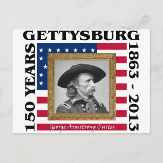 Carte Postale George Custer - 150e anniversaire Gettysburg
