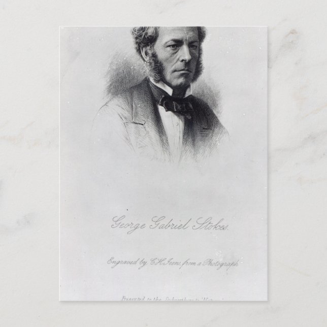 Carte Postale George Gabriel Stokes (Devant)