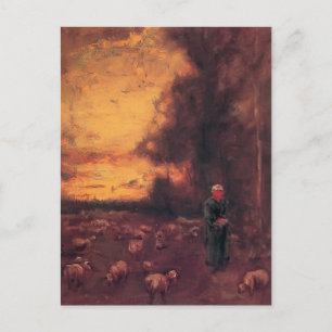 Carte Postale George Inness : Fin du jour
