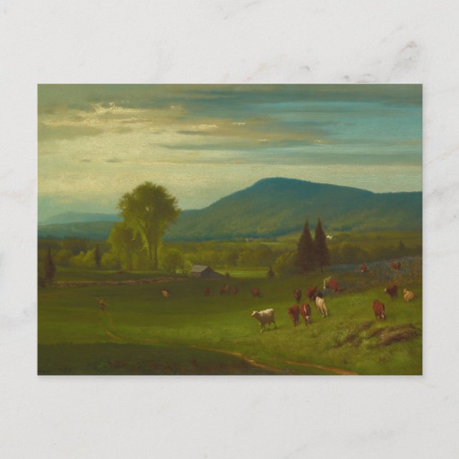 Carte Postale George Inness - L'été dans les cattitudes (Devant)