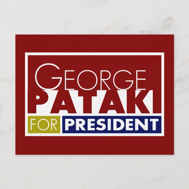 Carte Postale George Pataki pour le président V1 (Devant)