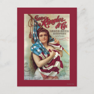 Carte Postale George Ringler & CO. Affiche de bière