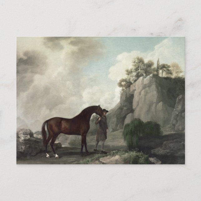 Carte Postale George Stubbs | Cato' et Groom (Devant)