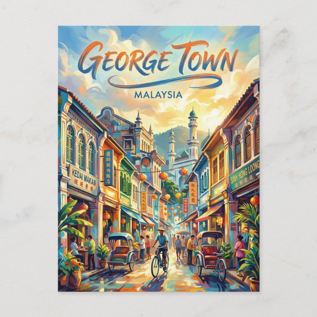Carte Postale George Town Malaisie (Devant)