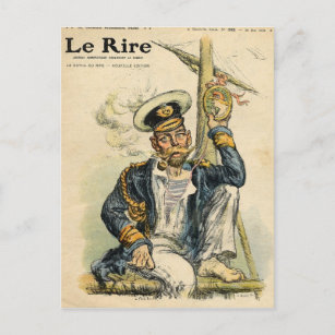 Carte Postale George V, " Le simple " de la Marine royale