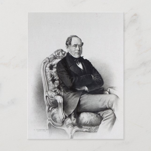Carte Postale George Villiers, 4e comte de Clarendon, 1856 (Devant)