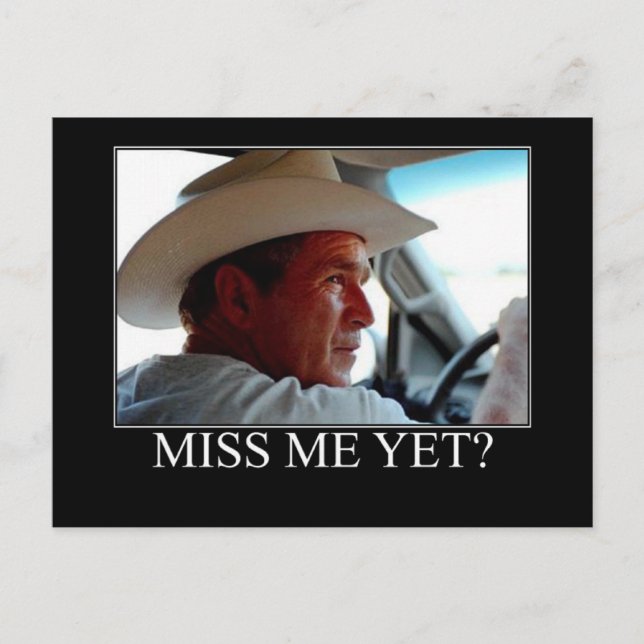 Carte Postale George W. Bush (Devant)