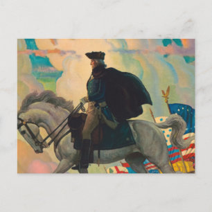 Carte Postale George Washington par Newell Convers Wyeth