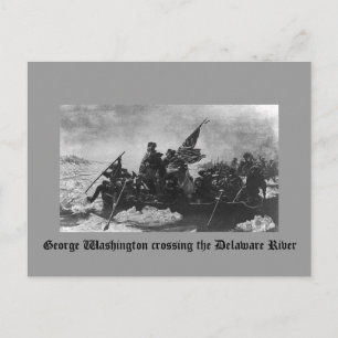 Carte Postale George Washington traversant la rivière Delaware