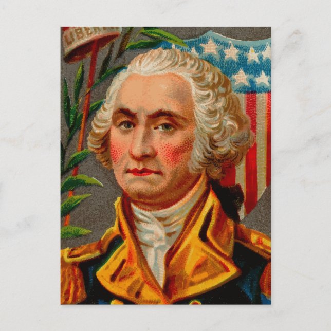 Carte Postale George Washington Vintage (Devant)