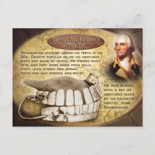 Carte Postale George Washington's Teeth (Dentures)