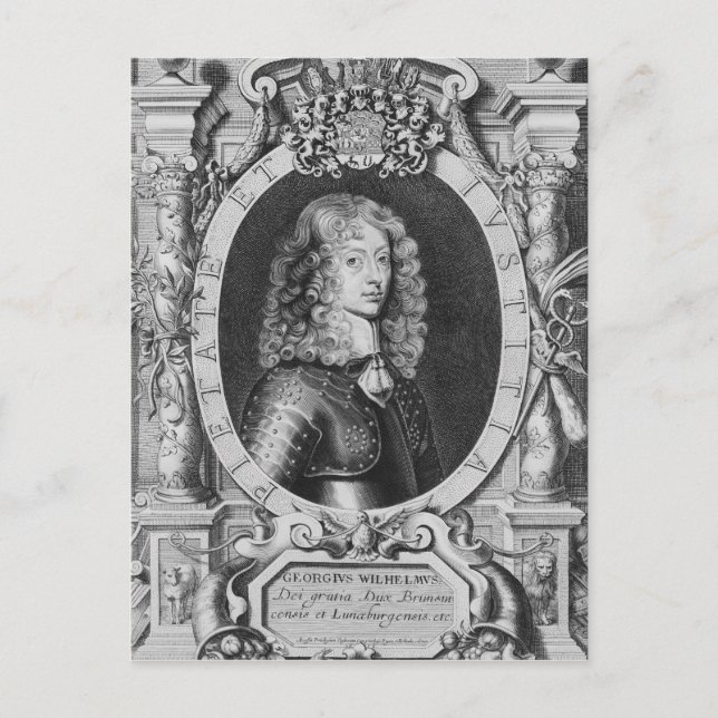 Carte Postale George William Duke de Braunschweig-Luneberg (Devant)