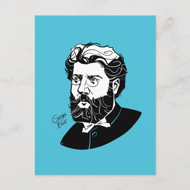 Carte Postale Georges Bizet (Devant)