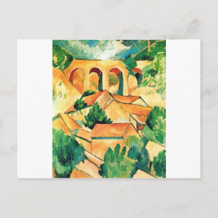 Carte Postale Georges Braque - Viaduc de l'Estaque Peinture