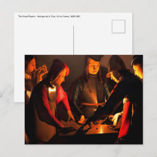 Carte Postale Georges de la Tour - Les Joueurs de Dices
