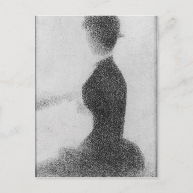 Carte Postale Georges Pierre Seurat | Étude pour dimanche après- (Devant)