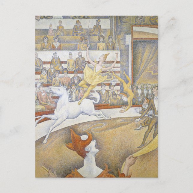 Carte Postale Georges Seurat - Le Cirque (Devant)