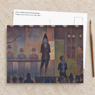 Carte Postale Georges Seurat - Parade de cirque