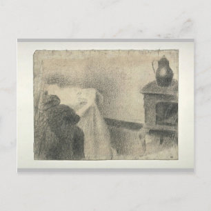 Carte Postale Georges Seurat - Partie du studio