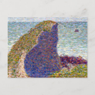 Carte Postale Georges Seurat Study pour Le Bec du Hoc, Grandcamp