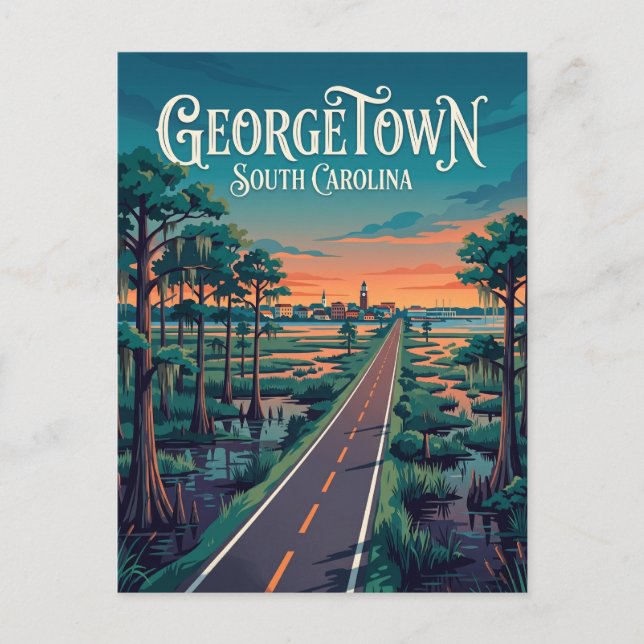 Carte Postale Georgetown États-Unis (Devant)