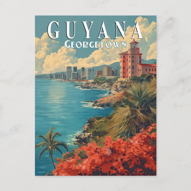 Carte Postale Georgetown, Guyana (Devant)