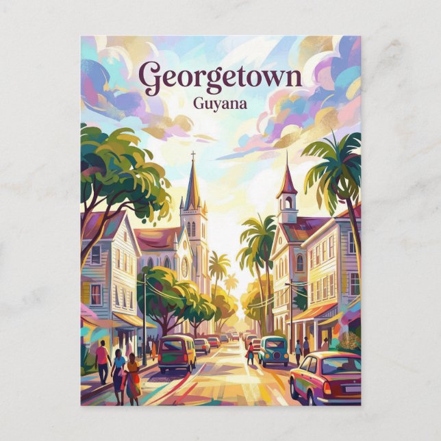 Carte Postale Georgetown, Guyana (Devant)
