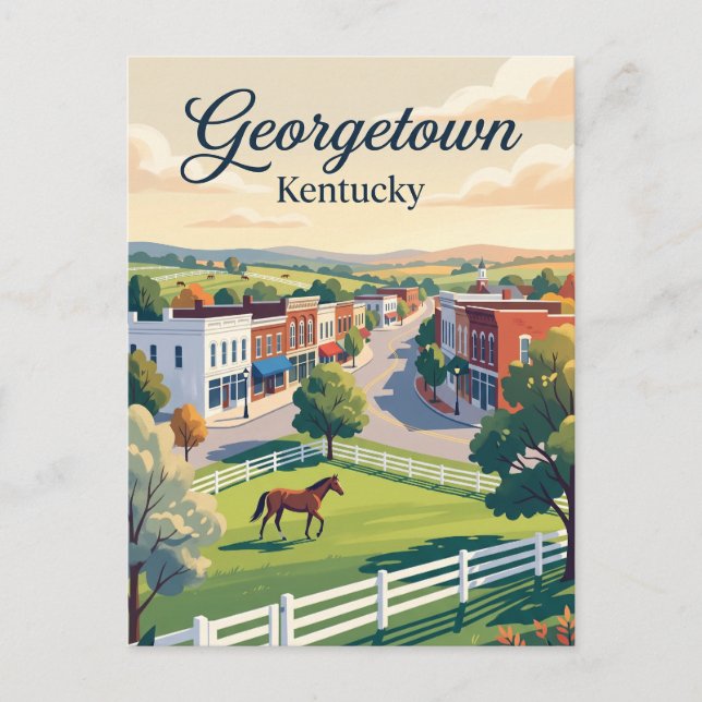 Carte Postale Georgetown, Kentucky (Devant)