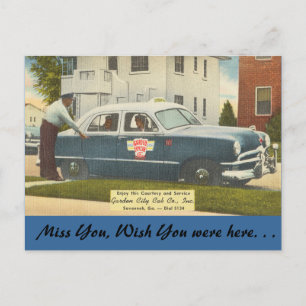 Carte Postale Georgia, City Cab, Savannah