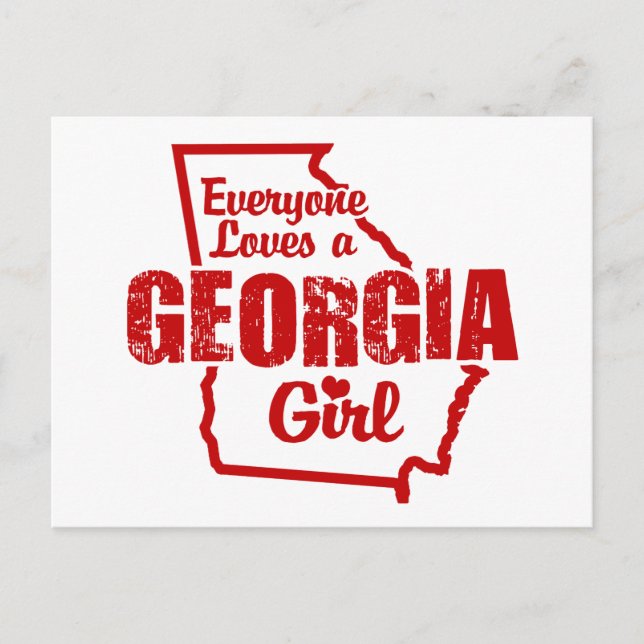 Carte Postale Georgia Girl (Devant)
