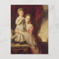 Georgiana, comtesse Spencer avec dame
