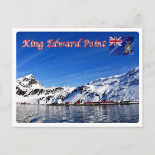 Carte Postale Géorgie du Sud et Sandwich du Sud -