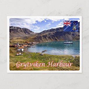 Carte Postale Géorgie du Sud et Sandwich du Sud I-