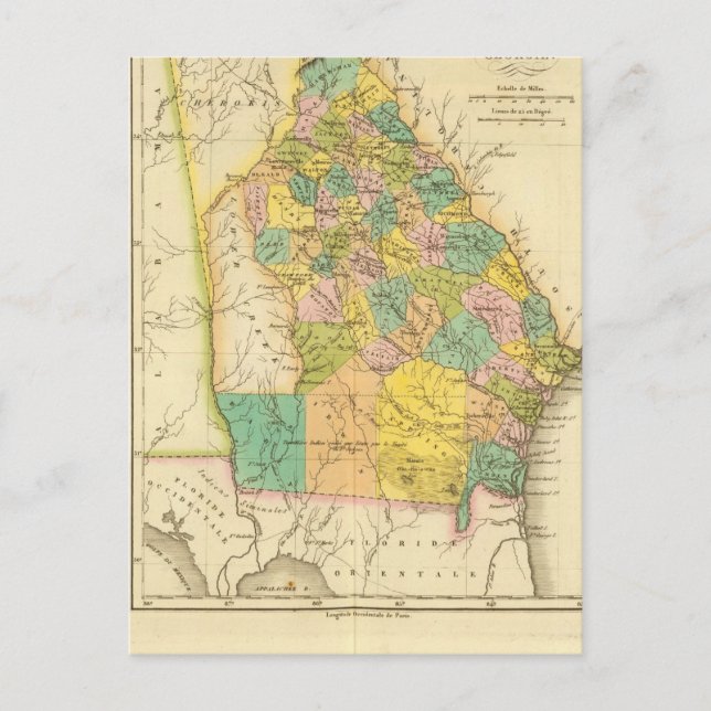 Carte Postale Géorgie É (Devant)