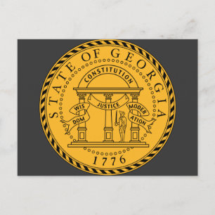 Carte Postale Géorgie, États-Unis