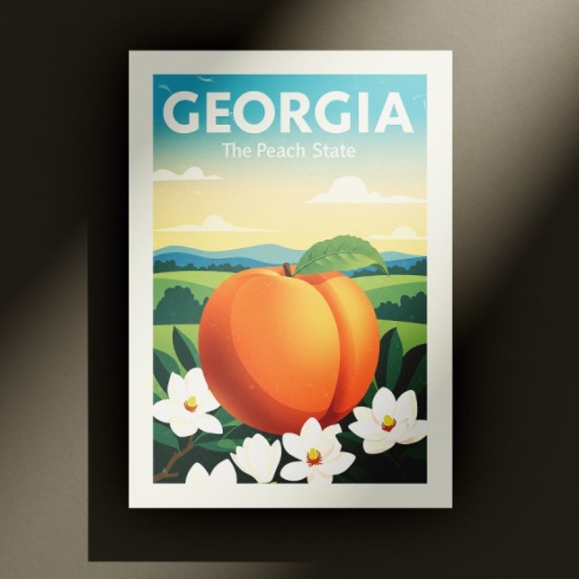 Carte Postale Géorgie vintage (Créateur téléchargé)