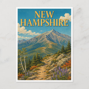 Carte Postale GeoSaga du mont Washington du New Hampshire