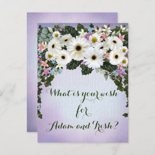 Carte Postale Gerbera Daisies Swag Voeux Mariages