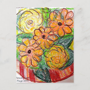 Carte Postale Gerberas