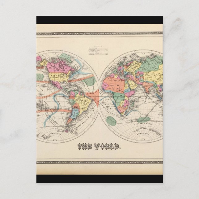 Carte Postale Geriatric World Map 20_Maps of Antiquity (Devant)