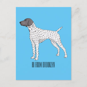 Carte Postale German Shorthred Pointer dog