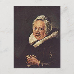 Carte Postale Gerrit Dou - Portrait d'une vieille femme