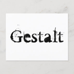 Carte postale Gestalt