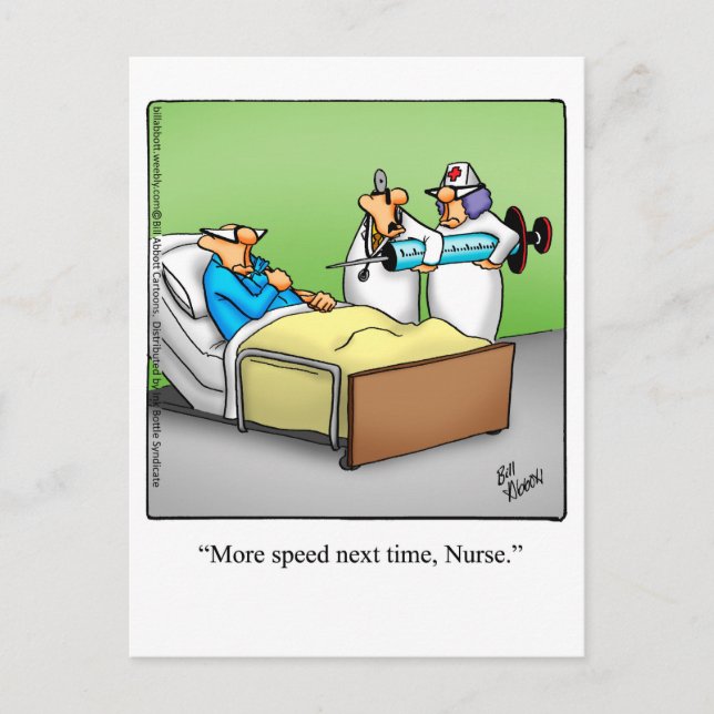 Carte Postale Get Well Humor Postcard (Devant)