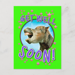 CARTE POSTALE GET WELL SOON !